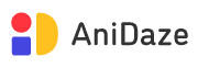 AniDaze Logo - en